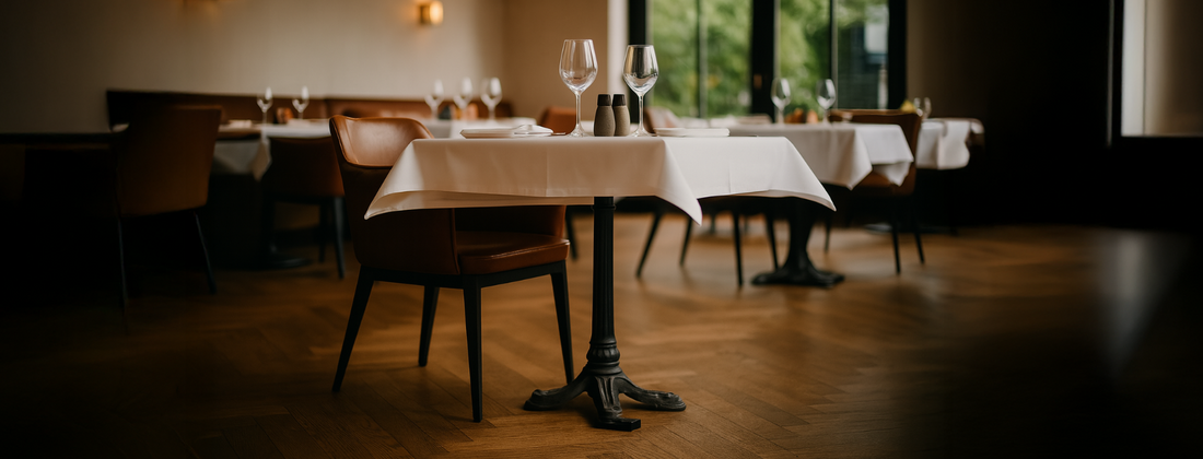 Alles voor onder de tafel, en alles voor erop: Shuv It & APS maken samen de horeca compleet